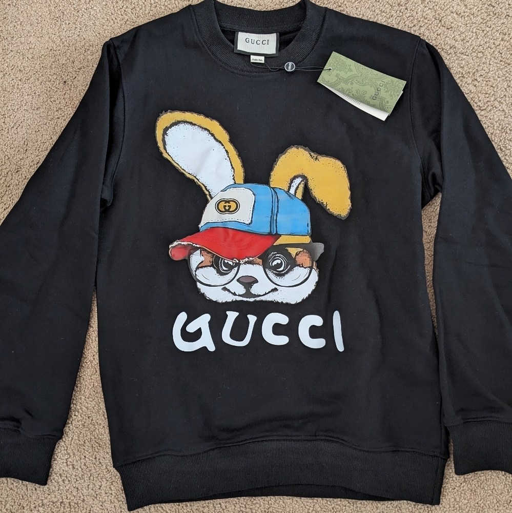 Gucci Black Bunny Sweatshirt